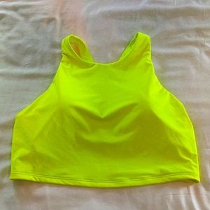 Athleta conscious crop bikini top